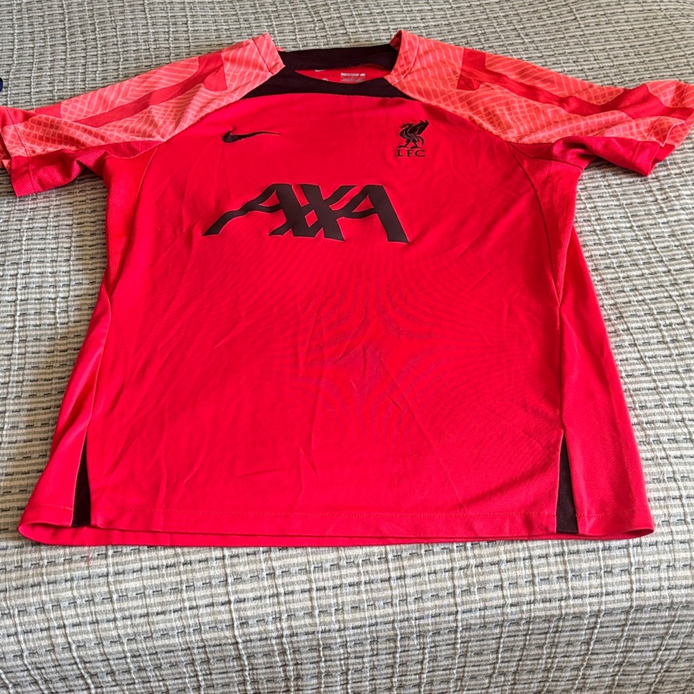 Nike Red, hot pink, orange and Black Liverpool FC Shirt
